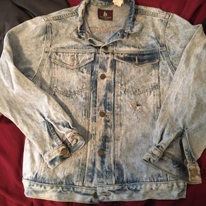 Vintage washed denim jacket